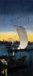 Sekiyado Evening View, c.1930