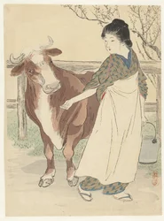 Milkmaid with Cow