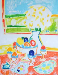Colorful Easter Table