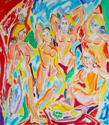 Vibrant Nude Figures