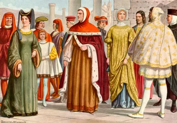 Tuscan Costumes of the 14th Century