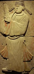 Stele Depicting a Musician