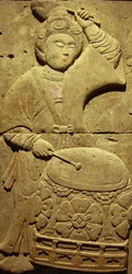 Stele Depicting a Musician