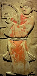 Stele Depicting a Musician