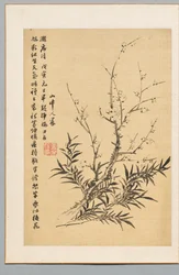 Plum Blossoms and Bamboo, 1818
