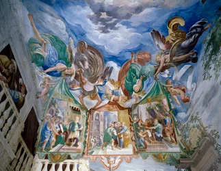 Jesus being presented to Pilate (detail), Chapel XXVII, Sacred Mountain of Varallo Sesia, Italy