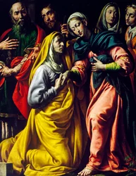 The Visitation, Parish Church of San Brizio, Maggianigo near Domodossola, Italy