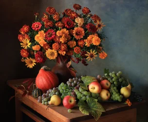 Autumn Harvest Still Life
