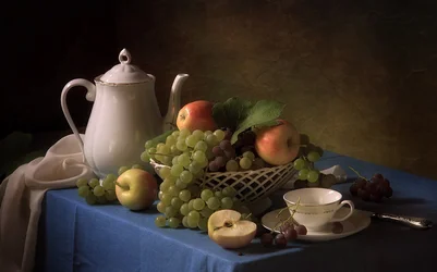 Elegant Harvest Still Life