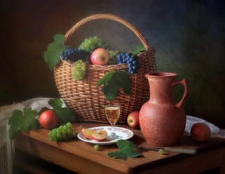 Rustic Harvest Still Life