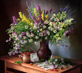 Summer Wildflower Still Life
