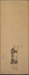Kenshu, Monk with Shrimp, c. 1600-1640