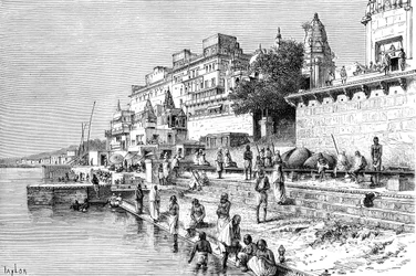 Benares Varanasi, India, 1895