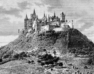 Burg Hohenzollern, South of Stuttgart, Germany