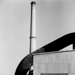 Chimney or smokestack at Phelps Dodge Smelter Douglas Arizona