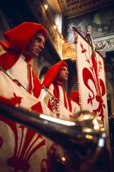 Trumpeters Playing at Ceremony, Florence
