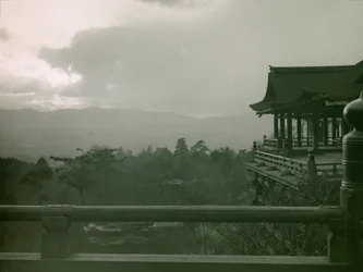 Kiyomizu-dera Temple in Kyoto, circa 1900 - 1915