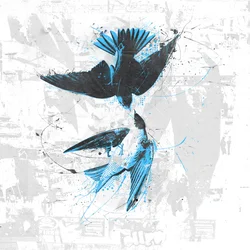 Spiraling Birds II