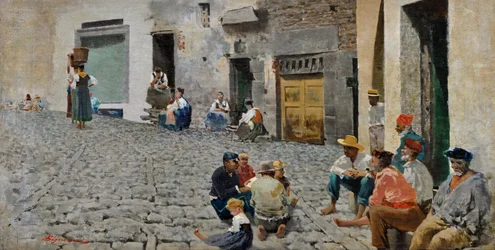 Sailors in Riomaggiore