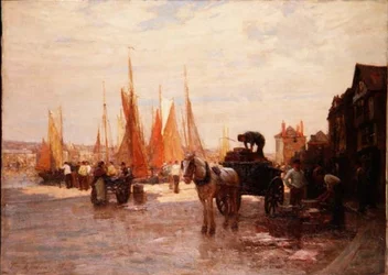 A View of Brixham Harbour, Devon