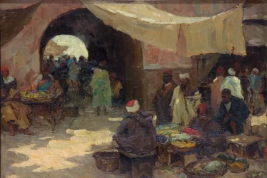 Eastern Bazaar Scene