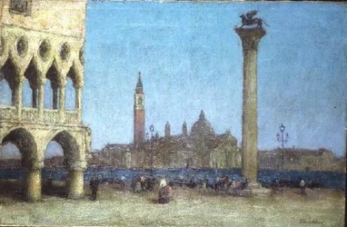 The Piazzetta, Venice, Twilight