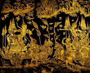Episode from the Ramakien (detail)