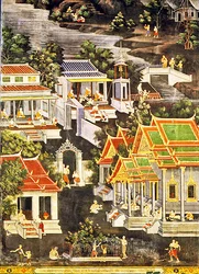 Life of the Monks, Wirharn Sasada, Wat Bowonniwet Vihara, Bangkok