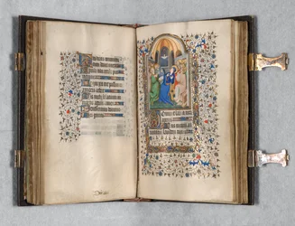 Book of Hours Use of Paris: Fol. 108r, The Pentecost, c. 1420