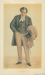 M Victorien Sardou, Ficelle dramatique, 25 December 1880, Vanity Fair cartoon