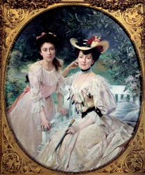 Portrait of Madame Collas and Her Daughter