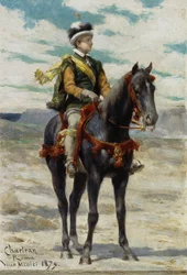 Young man on horseback