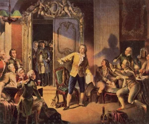 Schiller Reads His First Drama, “The Robbers”