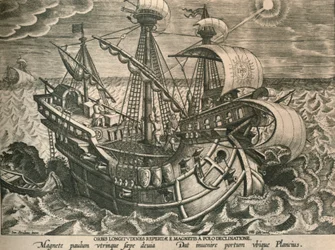 Plancius Taking A Sight, 1592