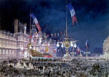 Reception at the Paris City Hall of the Russian Wing