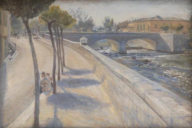 The River Liri, Italy