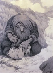 The Troll Washing His Kid