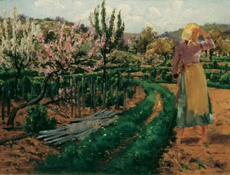 Girl in the Orchard