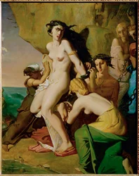 Andromeda Chained to the Rock by the Mermaids
