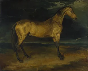 A Horse Frightened by Lightning
