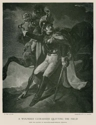 A Wounded Cuirassier Quitting the Field