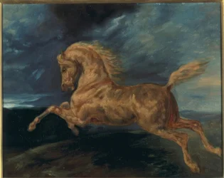 Horse Frightened by Lightning