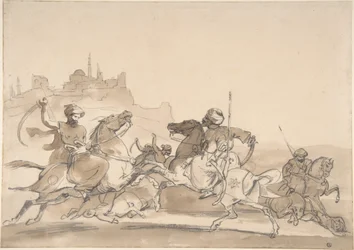 Combat of Oriental Horsemen