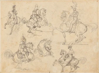 Horses and Riders (front); Horses (back)
