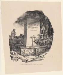 The Watering Trough, Title Page for Studies of Horses or The Large Horses