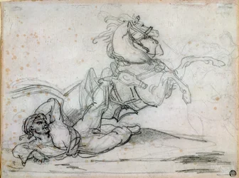 Mameluke Falling Beneath His Horse
