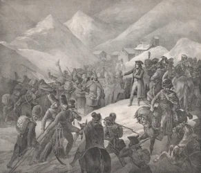 Passage through Mt. Saint-Bernard, 1822