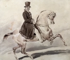 Rider in a Fur-Edged Coat