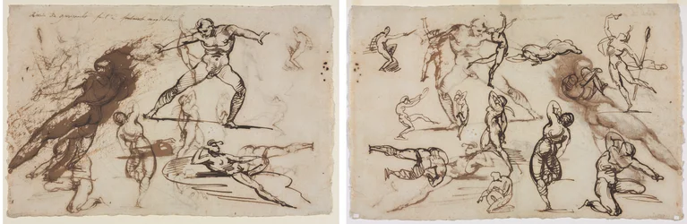 Sheet of Sketches (recto) Sheet of Sketches (verso)