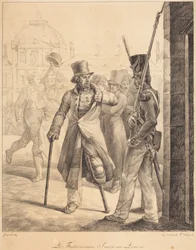 The Swiss Sentry at the Louvre